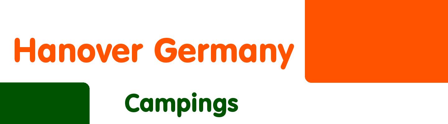 Best campings in Hanover Germany - Rating & Reviews